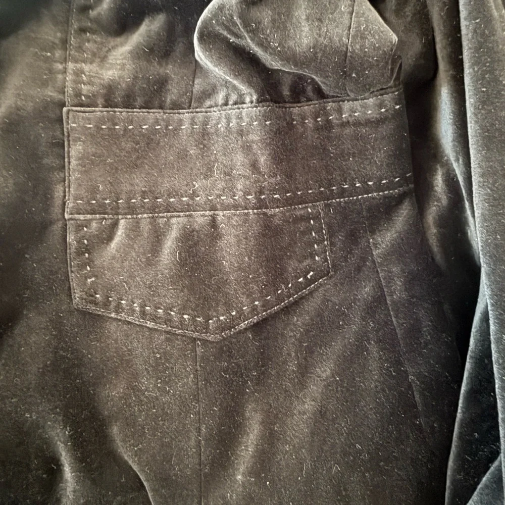 Coldwater Creek Black Velvet Jacket. Size 10.